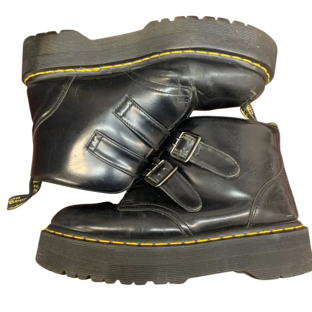Dr. Martens Black Devon‎ Platform Boots SZ 9 US L